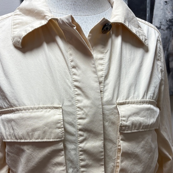 COS Cream cotton Utility Jacket - Picture 2 of 8